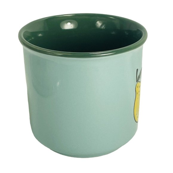 Yellow Sweet Lemon Boston Warehouse 16 Ounce coffee Mug Blue Coffee Cup cocoa - Picture 3 of 10